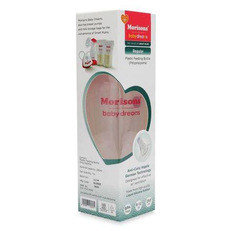 Morrison Regular Feeding Bottle Medium, 250 ml Price, Uses, Side ...