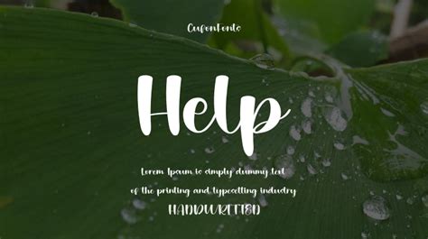 Image result for Help Me Font