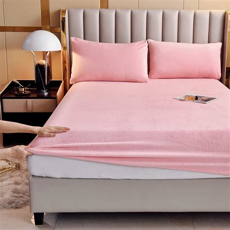Amazon.com: Velvet Fitted Sheet Twin Size,Fleece Plush Bed Sheet ...