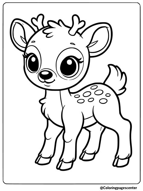 Free Printable Reindeer Coloring Pages