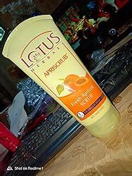 Lotus Herbals Apriscrub Fresh Apricot Scrub, 180g : Amazon.in: Fashion