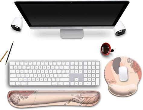 Buy Keyboard Wrist Rest and Mouse Wrist Rest Pad, Made of Memory Foam ...