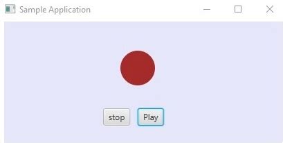 JavaFX Events 的图像结果