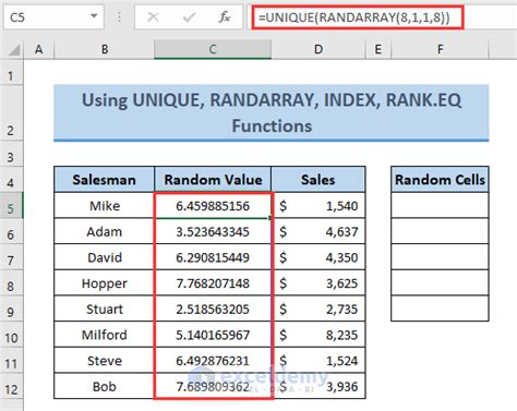 Image result for Random Select Excel