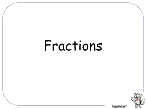 Maths Fractions introductory PPT | Teaching Resources