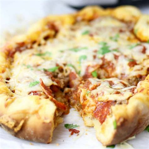 Crock Pot Pizza ⋆ Real Housemoms