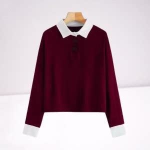 FARBOT Colorblock Women Round Neck Maroon T-Shirt - Buy FARBOT ...