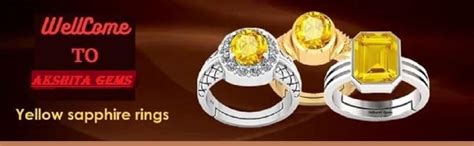 Buy AKSHITA GEMS 15.25 Ratti Pukhraj Stone Original Certified Yellow ...