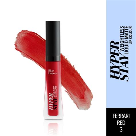 Blue Heaven Hyperstay Weightless Liquid Matte Lipstick, Smudgeproof, T ...