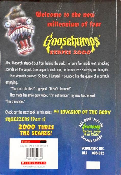 Goosebumps Creature Teacher – Books and You