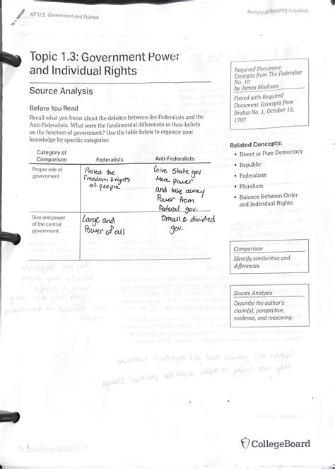 Topic 1.3 Government Power and Individual Rights - Studocu