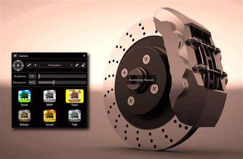 SolidWorks Visualize Render Settings 的图像结果