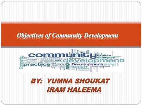 Image result for Aim and Objective of Community Development Programme