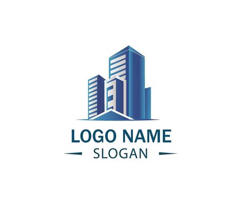 A low, blue building Vector Art Vector Art