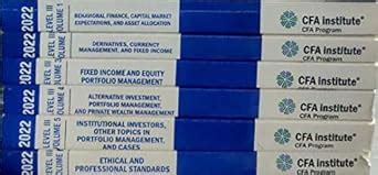 Buy CFA institute CFA Program Curriculum Level 3 (set of 6 books) 2022 ...