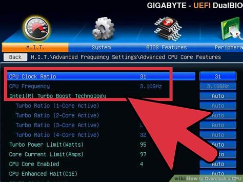 Image result for Disable Over Clock CPU