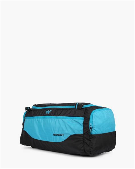 Buy Black & Blue Wildcraft Travel Bag with Shoulder Straps | AJIO