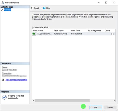 Drop Index SQL 的图像结果