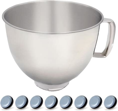 Amazon.com: 5 QT Stainless Steel Mixer Bowl Compatible With KITCHENAID ...