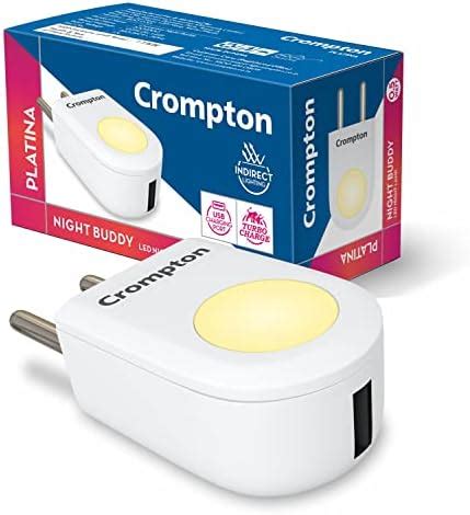Buy Crompton Night Buddy 0.5 Watt Night Lamp with USB Charging Adapter ...