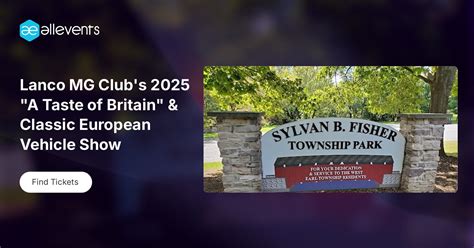 Lanco MG Clubs 2025 "A Taste of Britain" & Classic European Vehicle ...