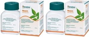 HIMALAYA Neem for Skin Wellness (2 Packs, 60 Tablets Each) Price in ...