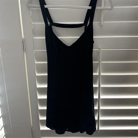 Little black sun dress Size: small Condition: good - Depop