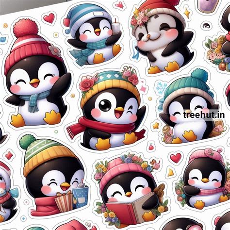 Printable Penguin Stickers and 18 Craft Activities for Kids, Adults ...