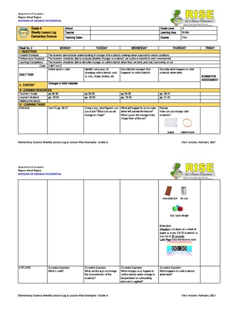 Grade 4 Science Lesson 1 的图像结果