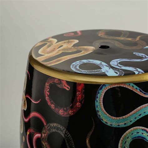 Retro Snakes Porcelain Stool – Home4u