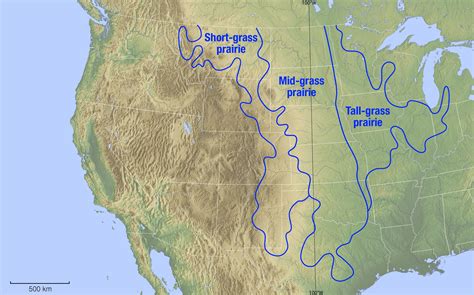 Great plains, Plains, Map
