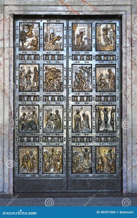 The Holy Door editorial photo. Image of church, catholicism - 40391006