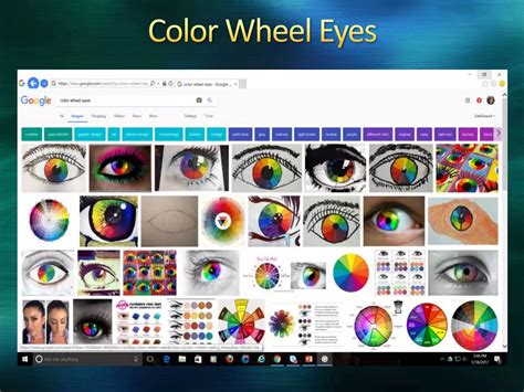 Color Wheel Eyes | PPTX