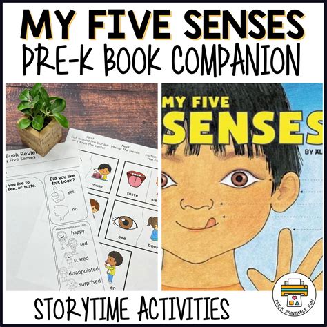 My Five Senses Printable Book