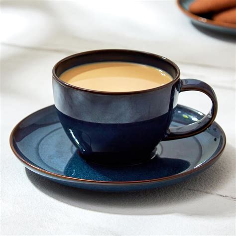 Buy Capiz Indi Porcelain Cup and Saucer - 180ml from Home Centre at ...