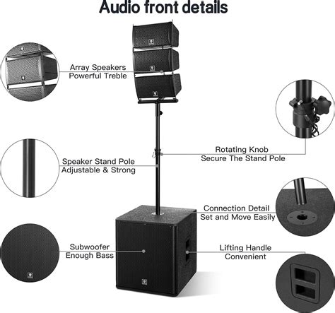 PRORECK Club 8000 DJ Speaker System Combo Set - 6 India | Ubuy