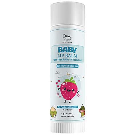 Buy TNW-The Natural Wash Baby Lip Balm - With Shea Butter & Coconut Oil ...
