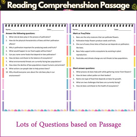 Role of Bees in Pollination | Reading Comprehension Passage and Questi ...