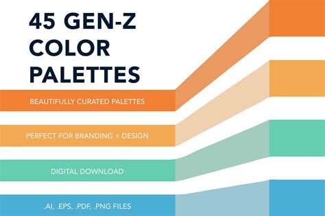 45 Gen Z Color Palettes For Branding & Design :: Behance
