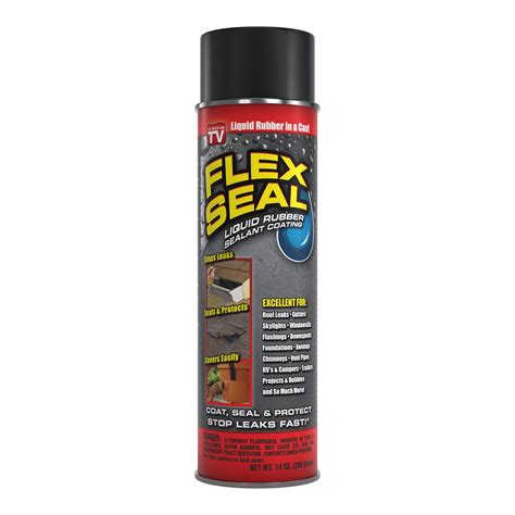 Flex Seal Aerosol Liquid Rubber Sealant Coating, 14 oz, Black - Walmart.com