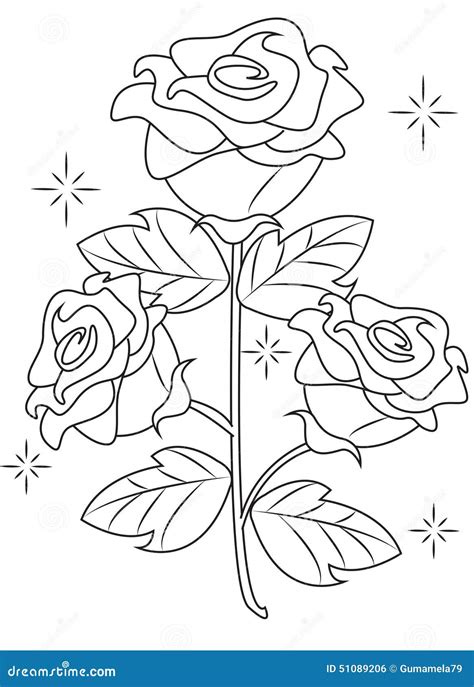 Detailed Rose Coloring Pages