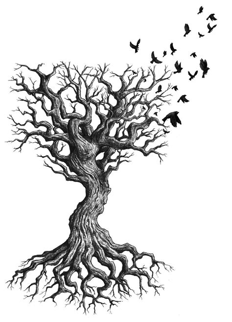 Image result for Monster Tree Tattoo Drawing