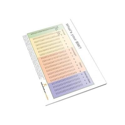 Buy BMI Chart Handout Tearpad Online at Lowest Price in Ubuy India ...