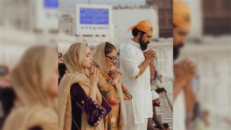 Vicky, Meghna, Sanya Seek Blessings At Golden Temple Ahead Of ‘Sam ...