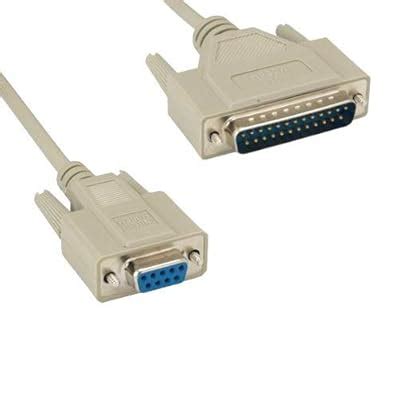 Kentek 10 Feet FT DB9 Female to DB25 Male Null Modem | Ubuy India