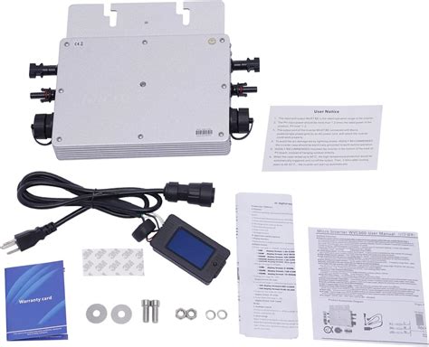 DENEST 700W Micro Inverter Solar Grid Tie Microinverter India | Ubuy