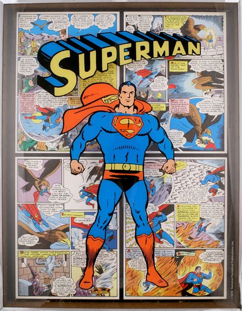 Old Superman Comic Art