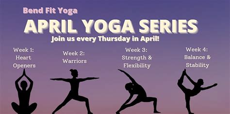 April Yoga Series, Bend Fit Yoga, Old John Dodd Road, Boiling Springs ...