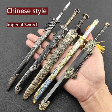 1pc Antique Chinese Miniature Weapon, Qin Shi Huang Sword Or Yue Wang ...