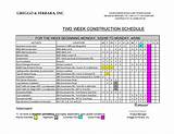 Commercial Construction Draw Schedule Template